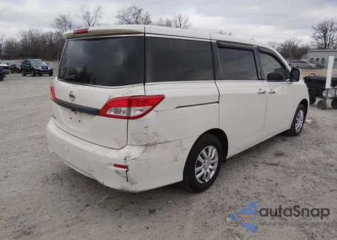 2014 Nissan Quest S from USA, damaged, VIN JN8AE2KP4E9106485